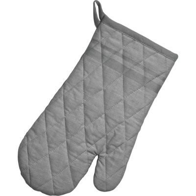 Kela Ovenwant, ovenhandschoen, set van 4 stuks, katoen, donker grijs met streep, 31 x 18 cm - tia Kela Ovenwant, ovenhandschoen, set van 4 stuks, katoen, donker grijs met streep, 31 x 18 cm - tia