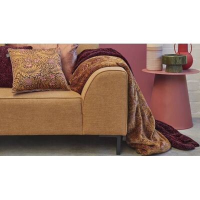 KAAT Amsterdam ziva plaid - 130x170 - donker rood KAAT Amsterdam ziva plaid - 130x170 - donker rood