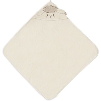 Jollein badcape badstof 75x75cm sheep sonny 98 Jollein badcape badstof 75x75cm sheep sonny 98