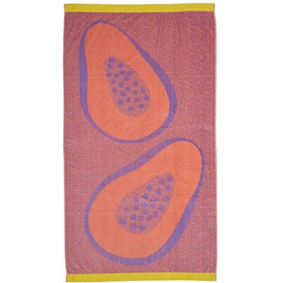 KAAT Amsterdam papaya strandlaken - 100x180 cm - multi KAAT Amsterdam papaya strandlaken - 100x180 cm - multi