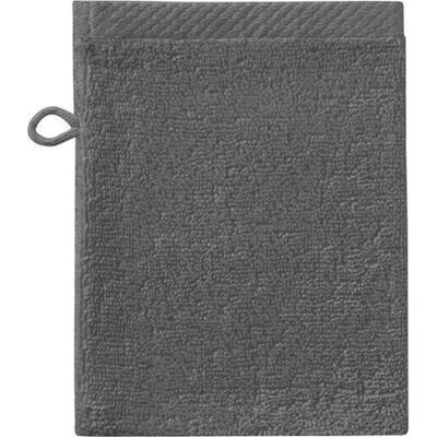 Seahorse pure - washandjes - 16x21 cm - set van 3 - graphite Seahorse pure - washandjes - 16x21 cm - set van 3 - graphite