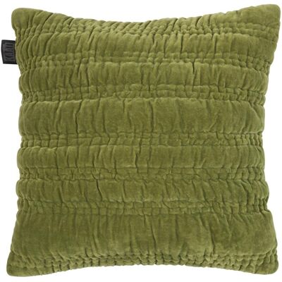 KAAT Amsterdam quilta sierkussen - 43x43 cm - olijfgroen KAAT Amsterdam quilta sierkussen - 43x43 cm - olijfgroen