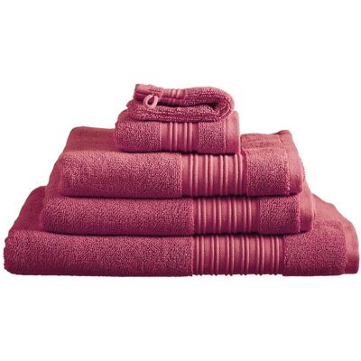 Beddinghouse sheer set van 3 washandjes - rood Beddinghouse sheer set van 3 washandjes - rood