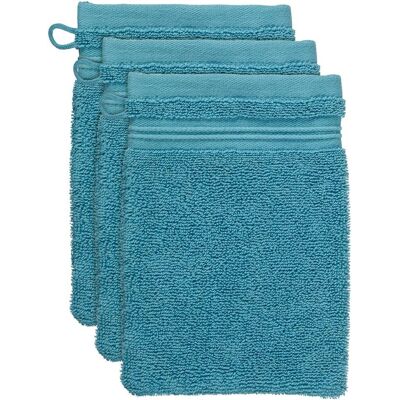 Beddinghouse sheer set van 3 washandjes - oranje Beddinghouse sheer set van 3 washandjes - oranje