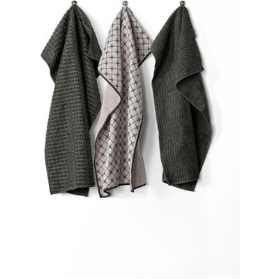 Tiseco - keukenhanddoek essentials - microvezel - ultra-absorberend - sneldrogend - 40x60 cm, grijs Tiseco - keukenhanddoek essentials - microvezel - ultra-absorberend - sneldrogend - 40x60 cm, grijs