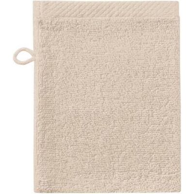 Seahorse - pure - 3x washandjes - 16x21 cm - set van 3 stuks - zandkleur Seahorse - pure - 3x washandjes - 16x21 cm - set van 3 stuks - zandkleur