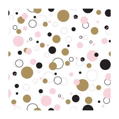 Duni servetten splashin dots 3-laags 33x33 Duni servetten splashin dots 3-laags 33x33