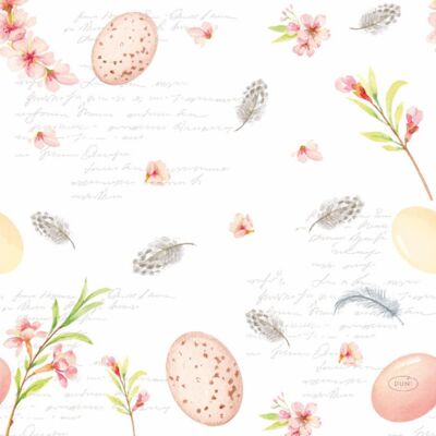 Duni servetten eggs and feathers 33x33 cm 20 stuks Duni servetten eggs and feathers 33x33 cm 20 stuks