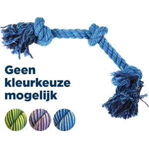 HappyPet Flossin Fun Touw Hondenspeelgoed 3 Knoop GROOT HappyPet Flossin Fun Touw Hondenspeelgoed 3 Knoop GROOT