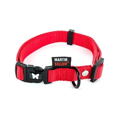 Martin Sellier Verstelbaar Nylon Hondenhalsband - Maat L, 45-65 cm Martin Sellier Verstelbaar Nylon Hondenhalsband - Maat L, 45-65 cm