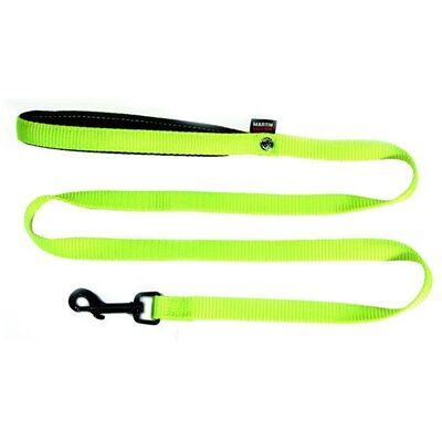 Martin Sellier Hondelijn - Nylon - Klein - Groen-Lima - 120cm Martin Sellier Hondelijn - Nylon - Klein - Groen-Lima - 120cm