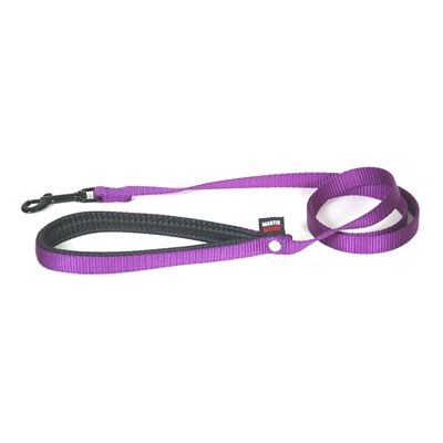 Martin Sellier Nylon Hondenlijn - Paars 120cm - Comfortabele Handgreep Martin Sellier Nylon Hondenlijn - Paars 120cm - Comfortabele Handgreep