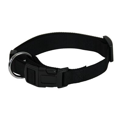 Martin Sellier Basic Nylon Zwart - Hondenhalsband Martin Sellier Basic Nylon Zwart - Hondenhalsband