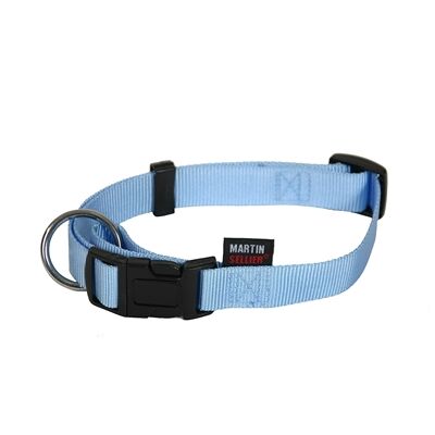 Martin Sellier Hondenhalsband - Verstelbaar Nylon Blauw 30-45cm Martin Sellier Hondenhalsband - Verstelbaar Nylon Blauw 30-45cm