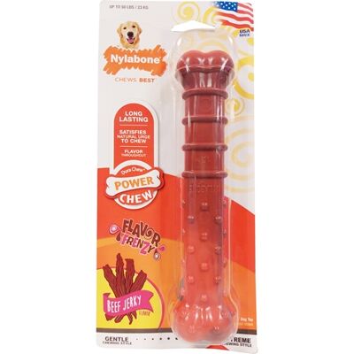 Nylabone textured dura chew beef jerkey voor harde bijters Nylabone textured dura chew beef jerkey voor harde bijters