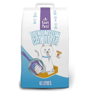 Easypets premium clean white bentonite kattenbakvulling Easypets premium clean white bentonite kattenbakvulling
