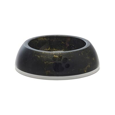 Savic Delice Marble Voerbak - Zwart/Goud - 0,6L Savic Delice Marble Voerbak - Zwart/Goud - 0,6L