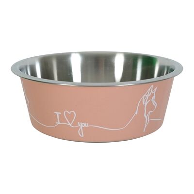 Zolux Antislip Voedselbak Rose Voor Honden - Dog Bowl Zolux Antislip Voedselbak Rose Voor Honden - Dog Bowl