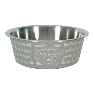 ZOLUX Hondenkom RVS antislip 1700ml ZOLUX Hondenkom RVS antislip 1700ml