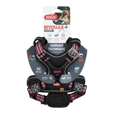 Zolux Bivouak Rood XS Hondentuig Zolux Bivouak Rood XS Hondentuig