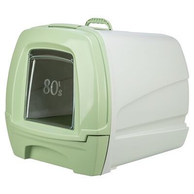 Trixie kattenbak easydraw met lade grijsgroen Trixie kattenbak easydraw met lade grijsgroen