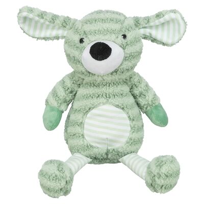 Trixie hond met strepen pluche groen Trixie hond met strepen pluche groen