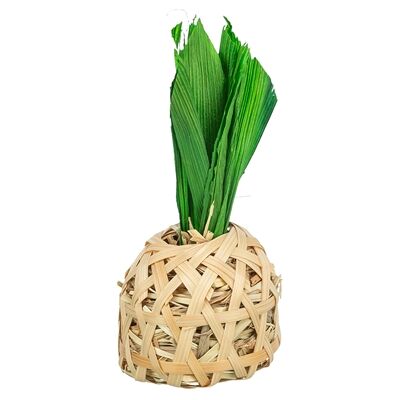 Trixie ananas bamboe met maisbladeren en hooi Trixie ananas bamboe met maisbladeren en hooi