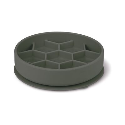 ZOLUX Slow-Eating-Silicone Bowl M - Grijs - Dog bowl ZOLUX Slow-Eating-Silicone Bowl M - Grijs - Dog bowl