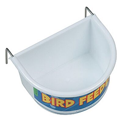 Happy Pet voerbak half rond wit Happy Pet voerbak half rond wit
