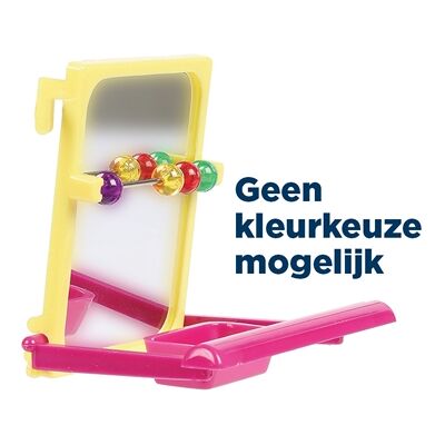 HAPPYPET Vogel Speelgoed Spiegel - 8.5x6.5cm - Kunststof HAPPYPET Vogel Speelgoed Spiegel - 8.5x6.5cm - Kunststof