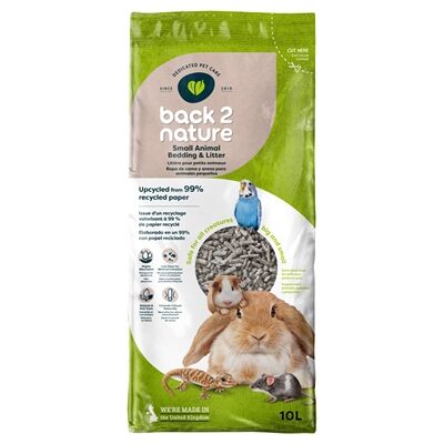 Back 2 Nature Gerecycled papierbodembedekking - 10L Back 2 Nature Gerecycled papierbodembedekking - 10L