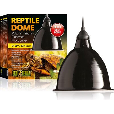 Exo Terra Reptiel Koepel - Aluminium Reflectorlamp, groot - 21,0 x 23,0 x 21,8 cm Exo Terra Reptiel Koepel - Aluminium Reflectorlamp, groot - 21,0 x 23,0 x 21,8 cm