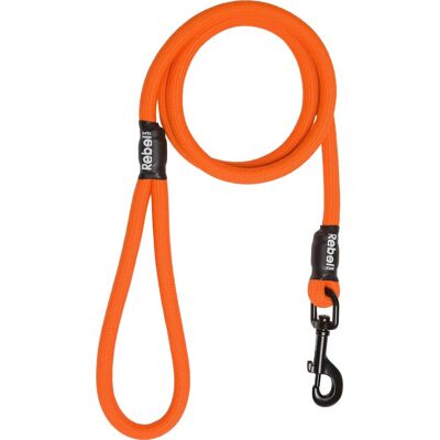 Rebel Petz hondenriem - oranje - l - 12mm x 140cm l Rebel Petz hondenriem - oranje - l - 12mm x 140cm l