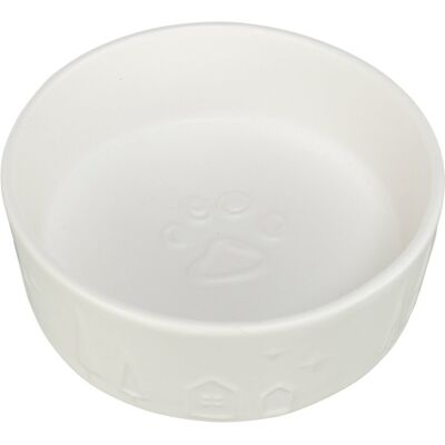 Trixie - xmas voerbak hond - keramiek - wit - 1,4 l Trixie - xmas voerbak hond - keramiek - wit - 1,4 l