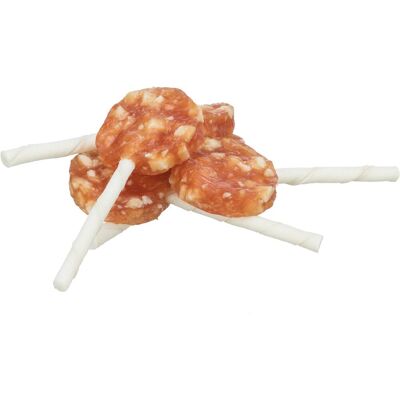 Trixie - denta fun - chicken cheese lolly - 10 cm - 50 st Trixie - denta fun - chicken cheese lolly - 10 cm - 50 st