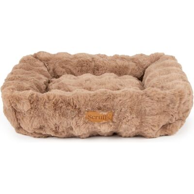 Scruffs - Alpine Box Bed - Taupe - M - Pet Bed Scruffs - Alpine Box Bed - Taupe - M - Pet Bed