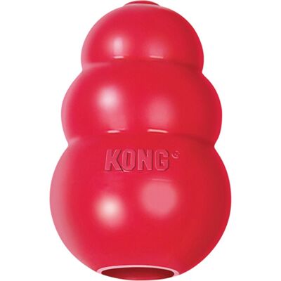 KONG Classic Groot Rood Hondenspeelgoed - Duurzaam Kaak- & Fetch-speelgoed KONG Classic Groot Rood Hondenspeelgoed - Duurzaam Kaak- & Fetch-speelgoed