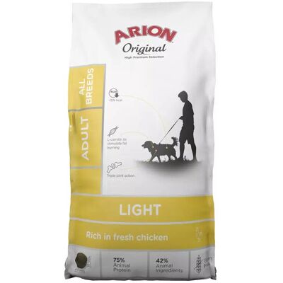 ARION Original Light Adult Alle Rassen Kip Rijst - Hondenvoer ARION Original Light Adult Alle Rassen Kip Rijst - Hondenvoer