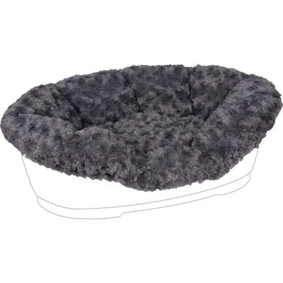 Cuddly Grijze Huisdierbedhoes - 80/90cm - Huisdierbedhoes Cuddly Grijze Huisdierbedhoes - 80/90cm - Huisdierbedhoes
