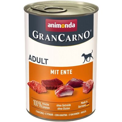Animonda GranCarno Eend Varkensvlees Volwassen Hondenvoer - 400 G Animonda GranCarno Eend Varkensvlees Volwassen Hondenvoer - 400 G