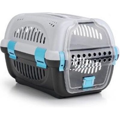Beeztees rhino - reismand kat - grijs/blauw - 51x34,5x33 cm Beeztees rhino - reismand kat - grijs/blauw - 51x34,5x33 cm