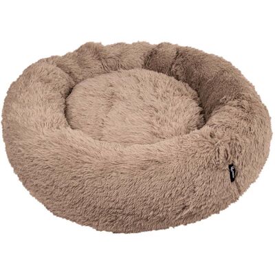 District 70 fuzz donut hondenmand - mocca - extra large ø 100 cm District 70 fuzz donut hondenmand - mocca - extra large ø 100 cm