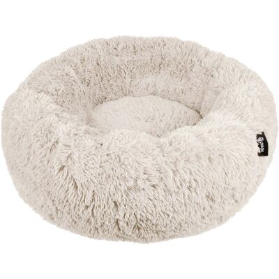 District 70 fuzz donut hondenmand - merengue - large ø 80 cm District 70 fuzz donut hondenmand - merengue - large ø 80 cm