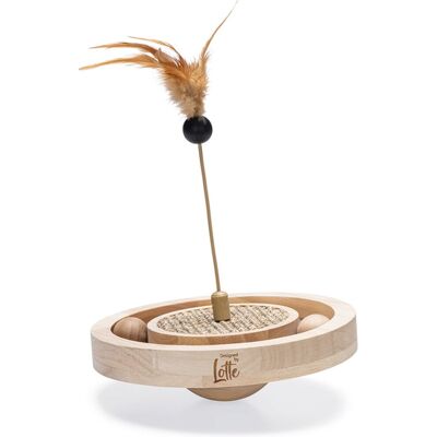 Houten kattenspeelgoed Winni - Ø 22 x 30 cm Houten kattenspeelgoed Winni - Ø 22 x 30 cm