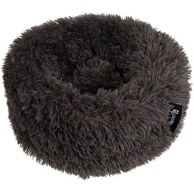 District 70 fuzz donut hondenmand - donker grijs - small ø 45 cm District 70 fuzz donut hondenmand - donker grijs - small ø 45 cm