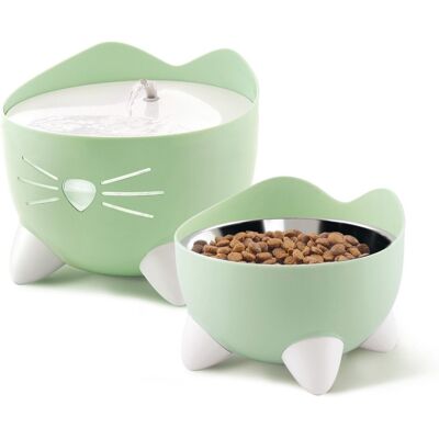 Cat It Pixi Combo Kit Waterfontein met kom - Huisdierfontein Cat It Pixi Combo Kit Waterfontein met kom - Huisdierfontein