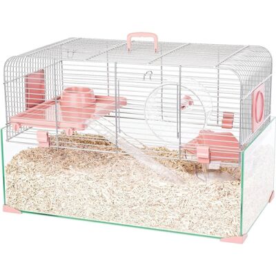 Zolux Knaagdierkooi Roze 52x35x29 cm Zolux Knaagdierkooi Roze 52x35x29 cm