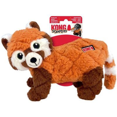 Kong scampers red panda - knuffel - 22.86x25.4x12.07 cm bruin m Kong scampers red panda - knuffel - 22.86x25.4x12.07 cm bruin m