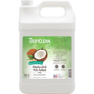 TropiClean - Oatmeal Tea Tree Itch Relief - Shampoo TropiClean - Oatmeal Tea Tree Itch Relief - Shampoo