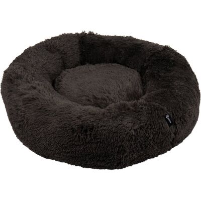 District 70 fuzz donut hondenmand - donker grijs - extra large ø 100 cm xl District 70 fuzz donut hondenmand - donker grijs - extra large ø 100 cm xl